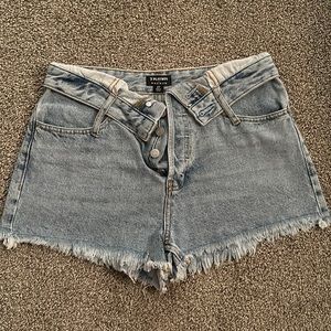 playboy foldover shorts